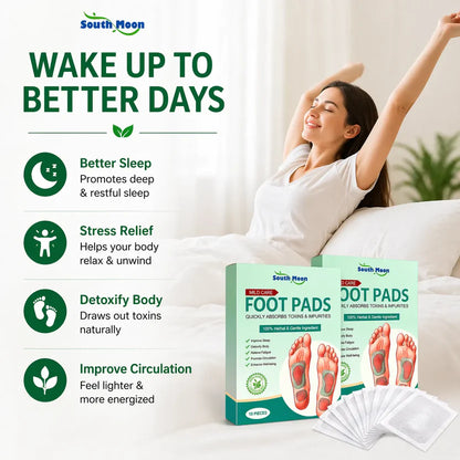 (20 Patches) Detox Foot Patch Natural Detox Foot Pads – Herbal Cleansing Foot Care Pads for Overnight Relaxation & Stress Relief